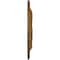 Ekena Millwork Hurley Medallion (Canopies up to 7 1/4"), 22 1/8"OD x 7 1/4"ID x 1 3/4"P, Smokey Topaz Crackle CM26HUSTC - alternate 3